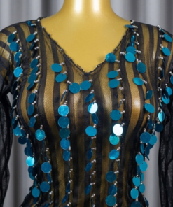 belly dance costume 2 piece black - tenue danse orientale femme - بدلة رقص شرقي سوداء