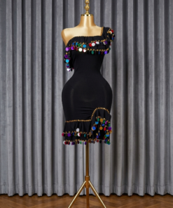 belly dance costume 2 piece black - tenue danse orientale femme - بدلة رقص شرقي قطعتين سوداء