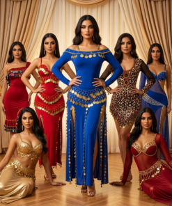 Robe de danse orientale – 1 pièce